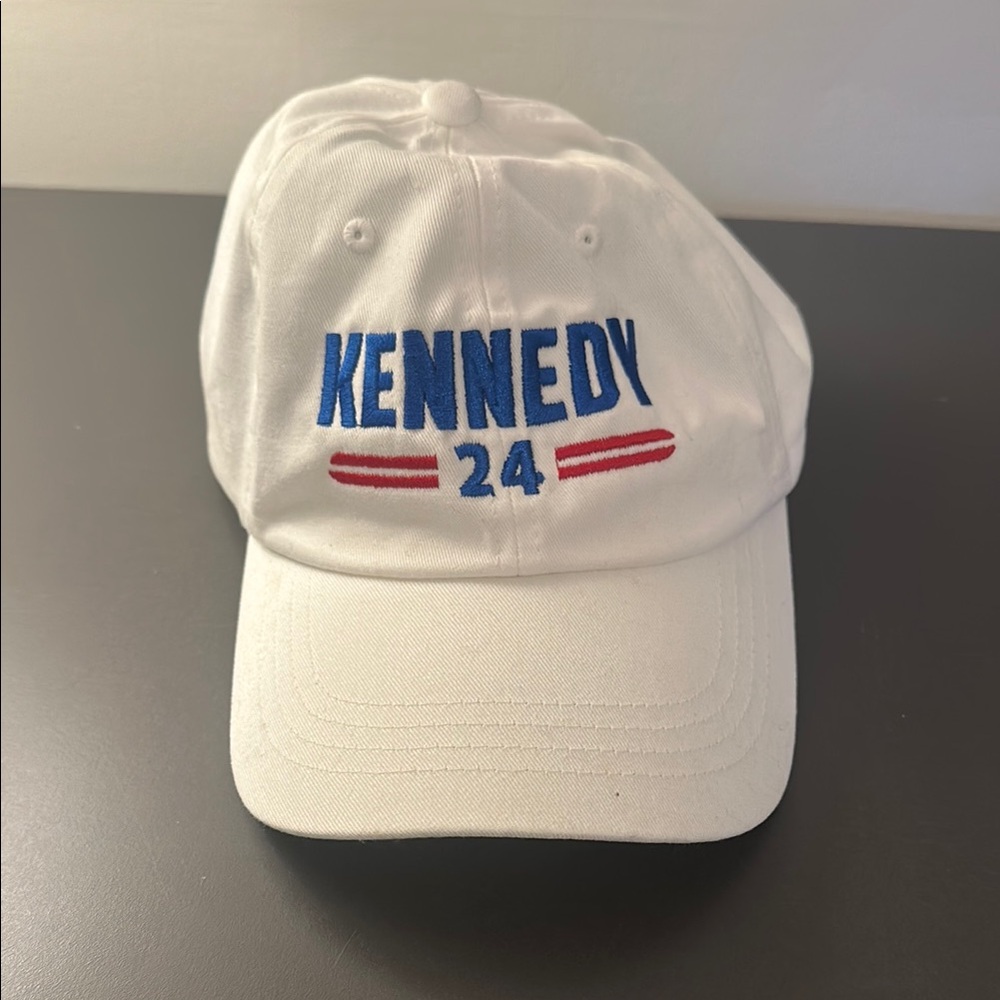 Kennedy 24 White and Blue Cap